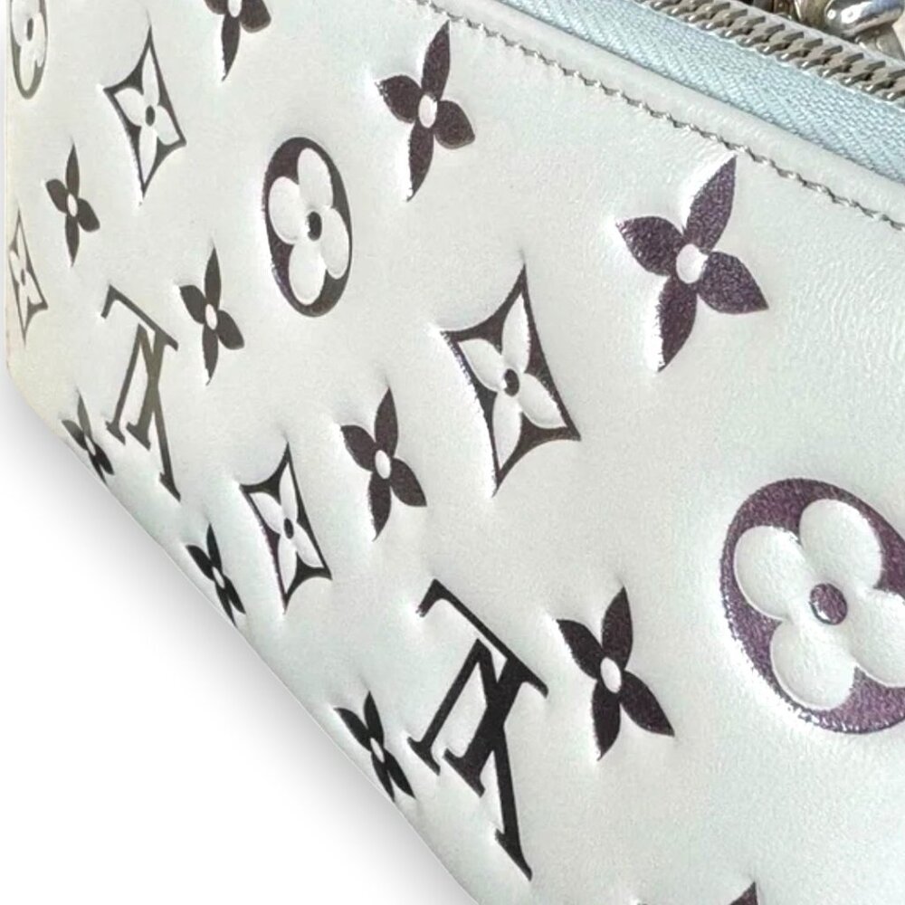 Louis Vuitton Ski Coussin Iridescent Monogram Zippy Wallet - NEW - All Inclusive - Picture 8 of 17